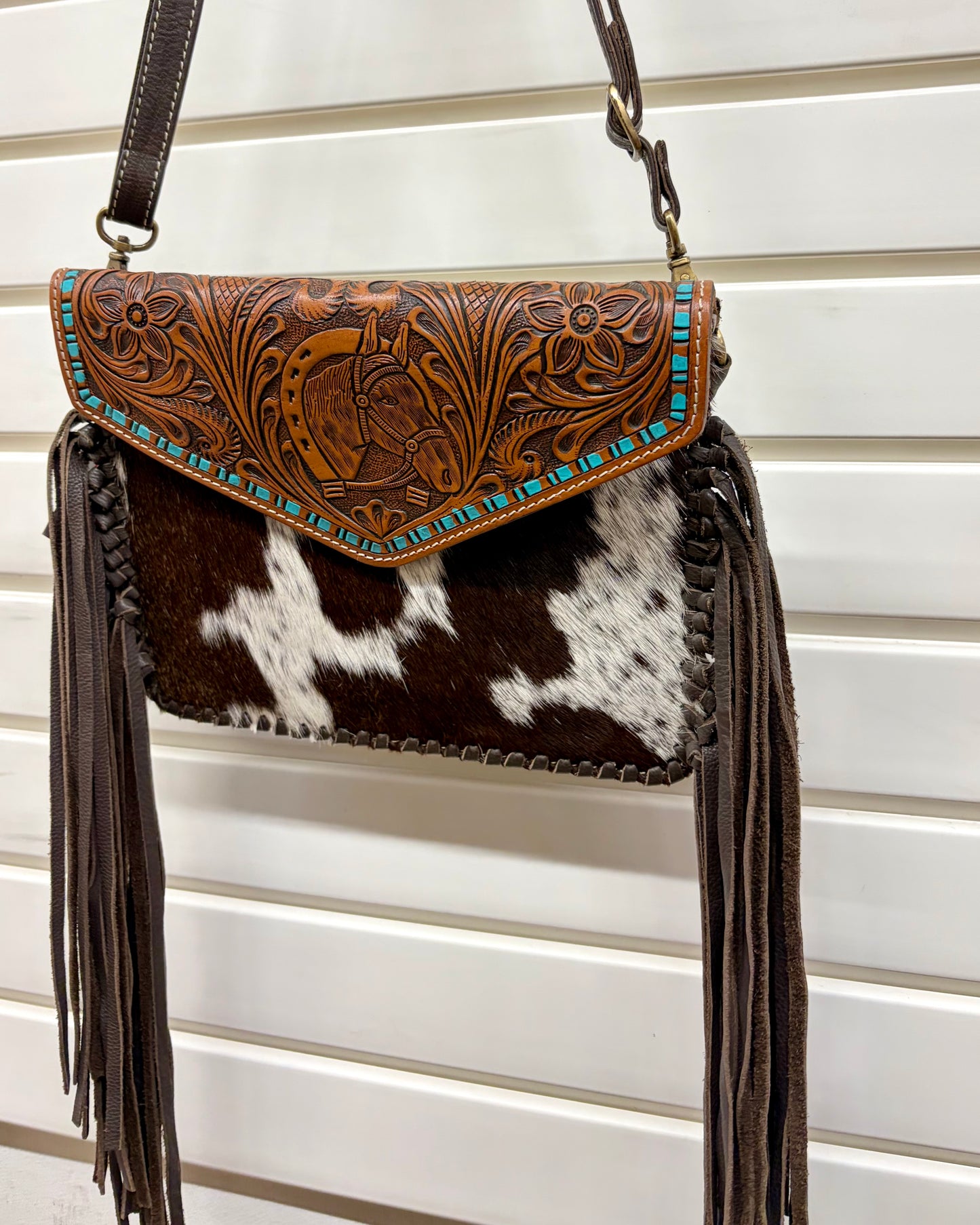 Horseshoe Head Cowhide Bag