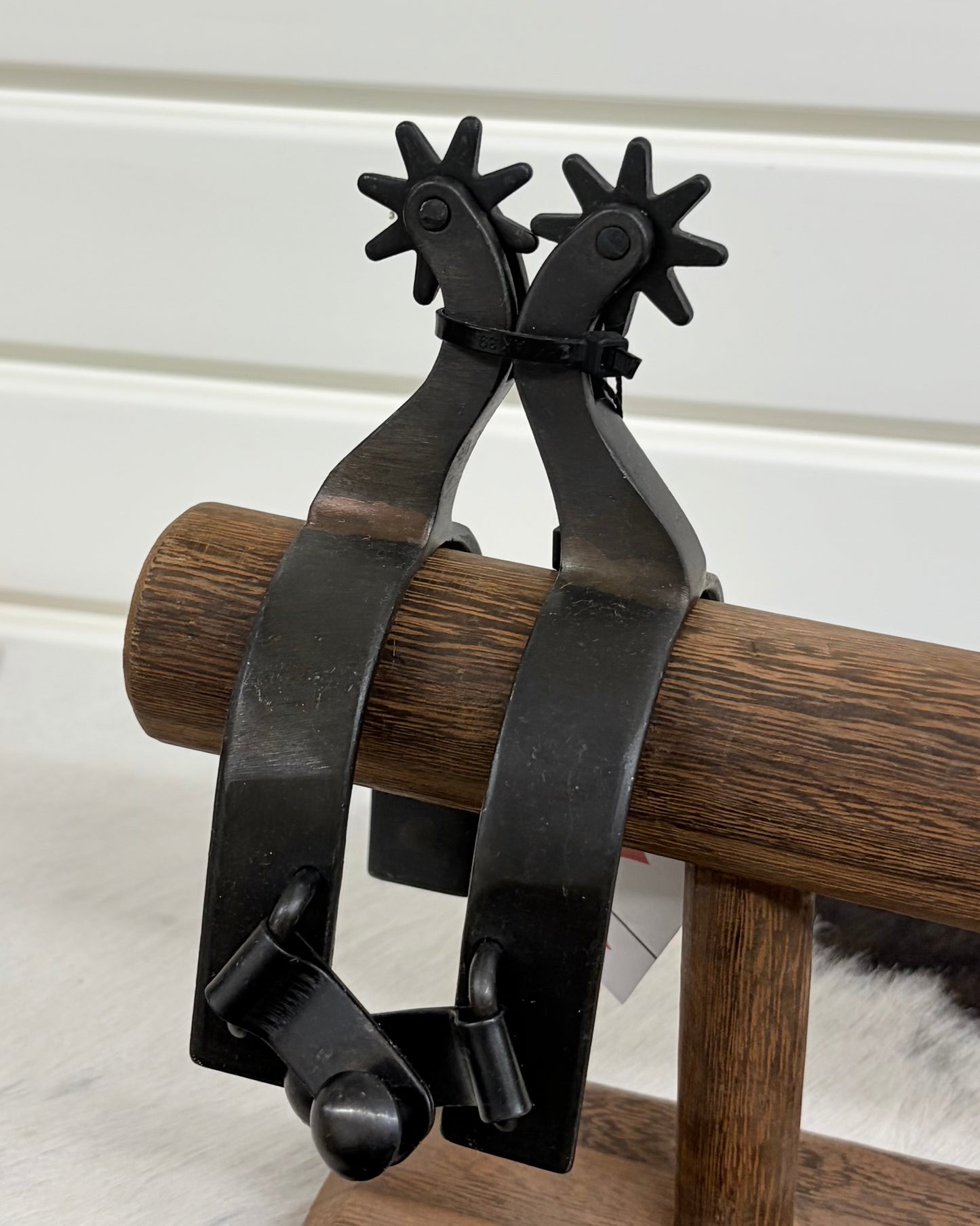 Ladies Black Steel Spurs