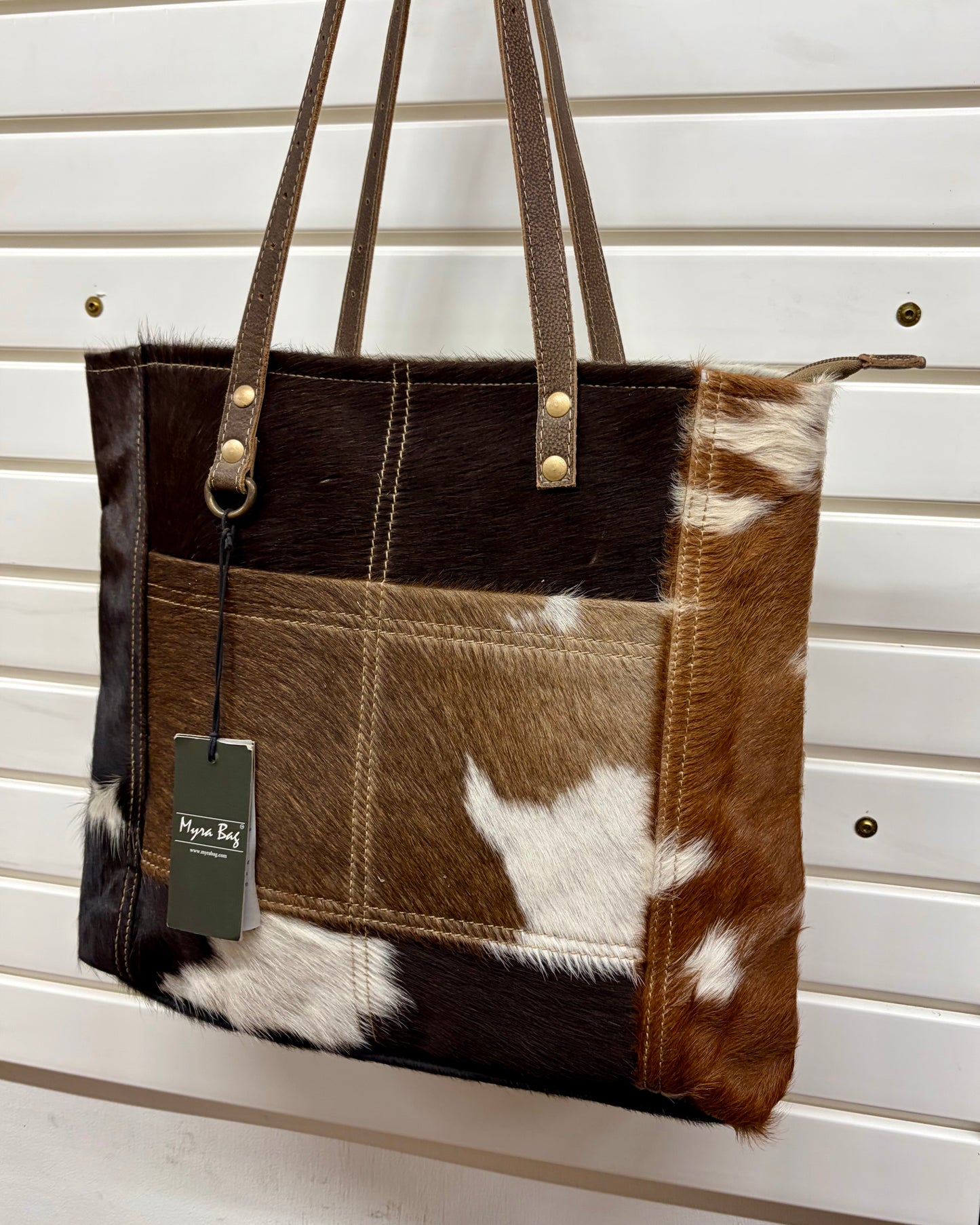 Cowhide Tote Bag