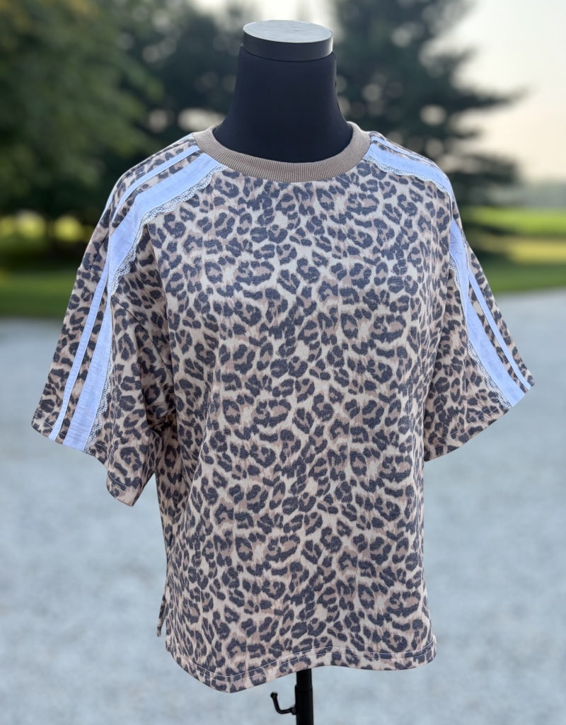 Leopard Terry Top