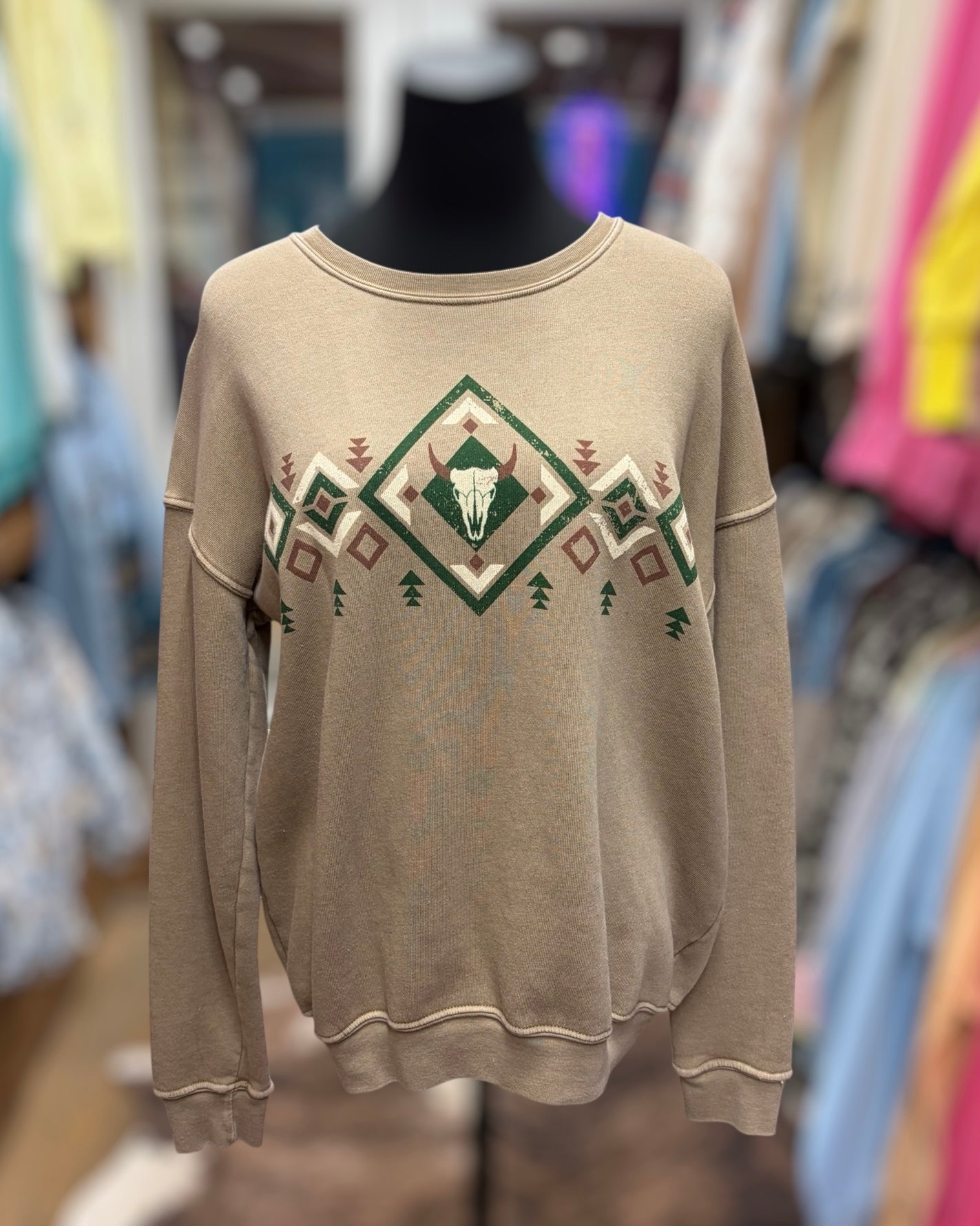 Vintage Aztec Crewneck