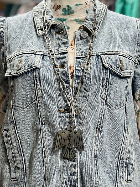 Thunderbird Chain Necklace