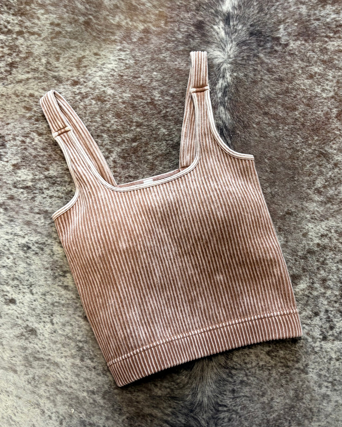 The Ashlee Tank - Camel