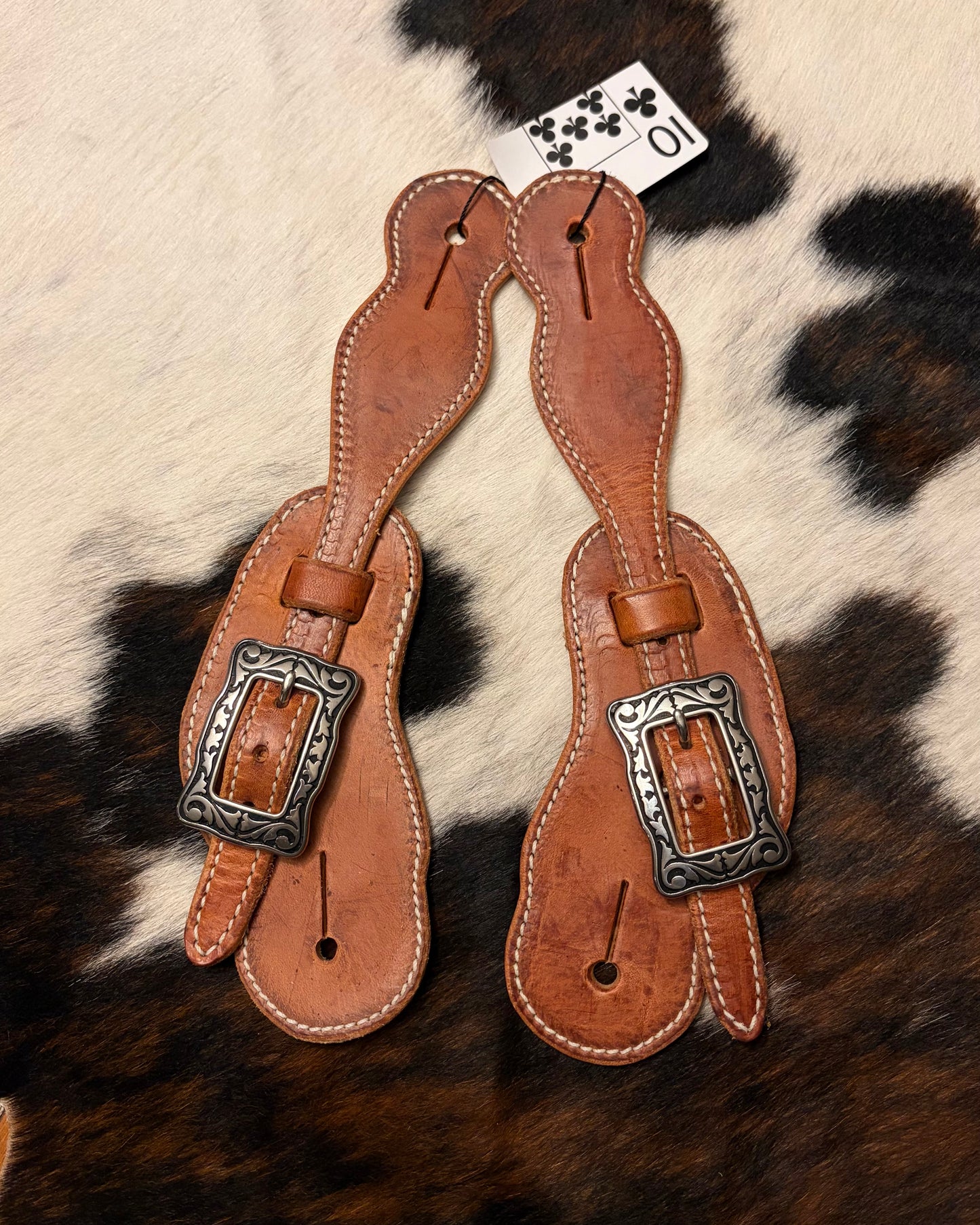Mens Visalia Leather Spur Strap