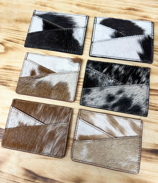 Cowhide Card Holder