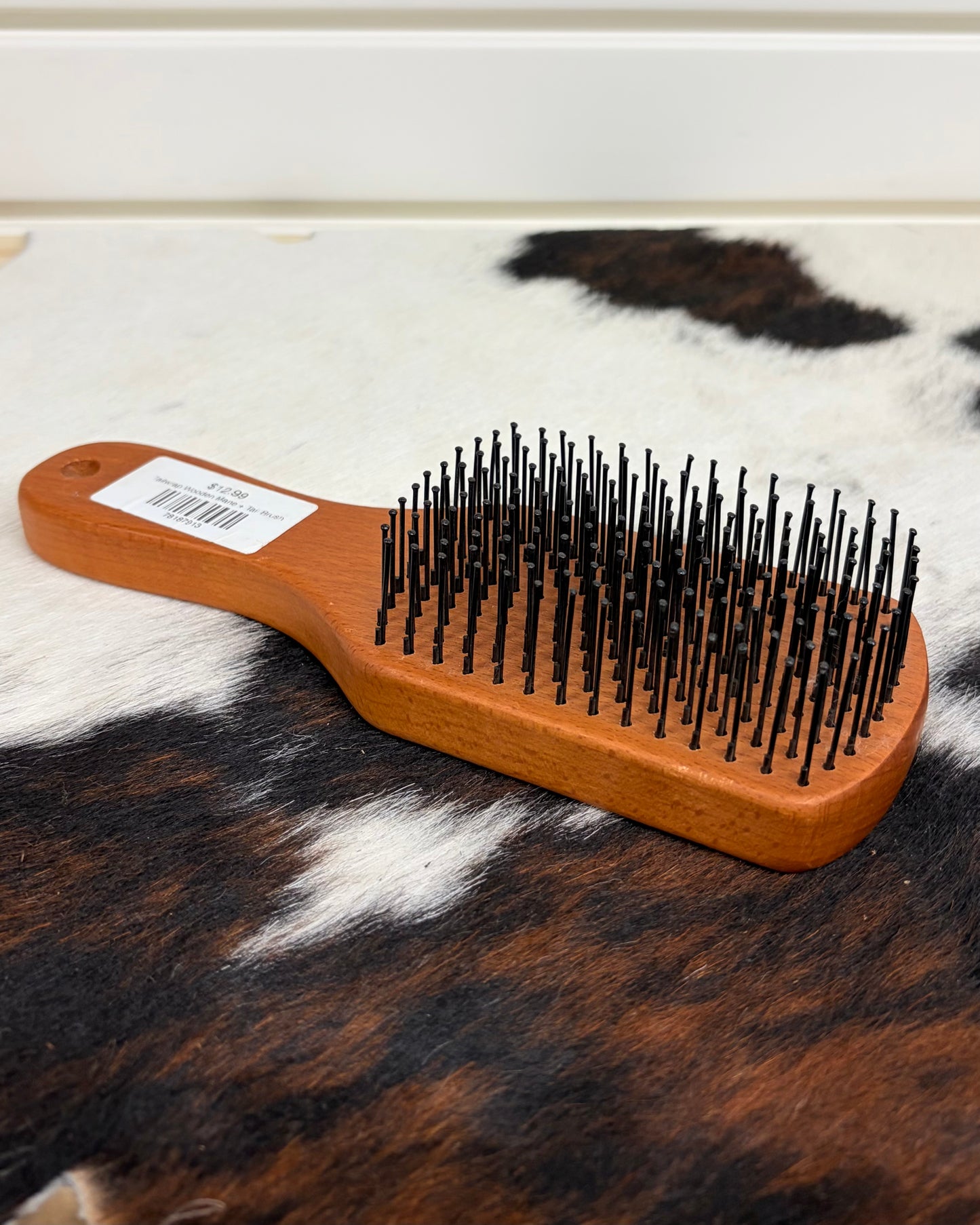 Tailwrap Wooden Mane + Tail Brush