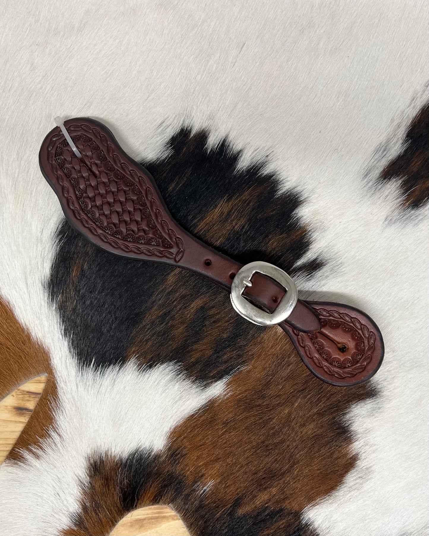 Basketweave Spur Straps - Ladies