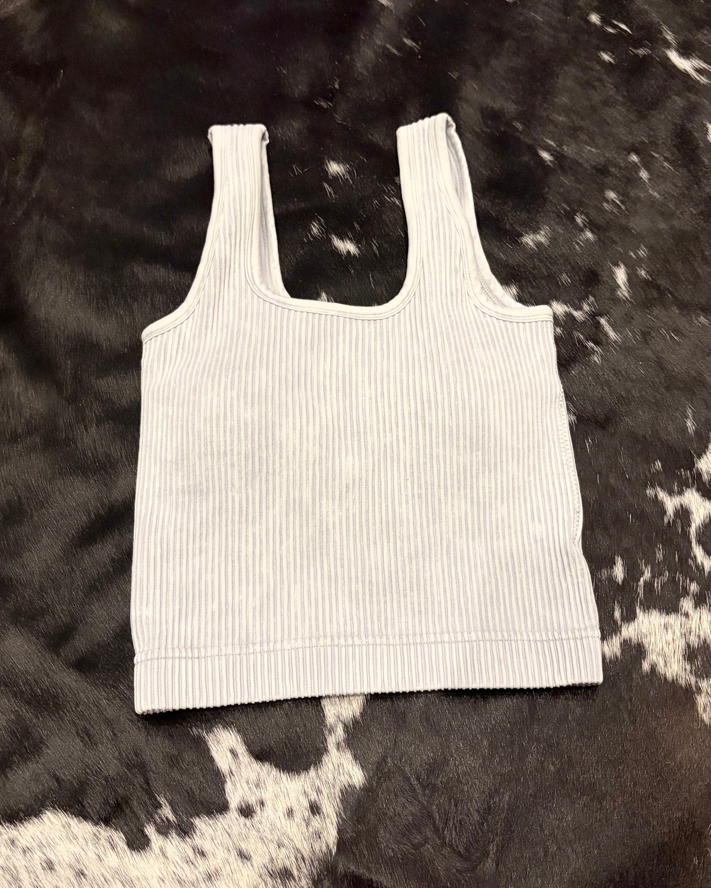 The Carlee Tank - Light Gray