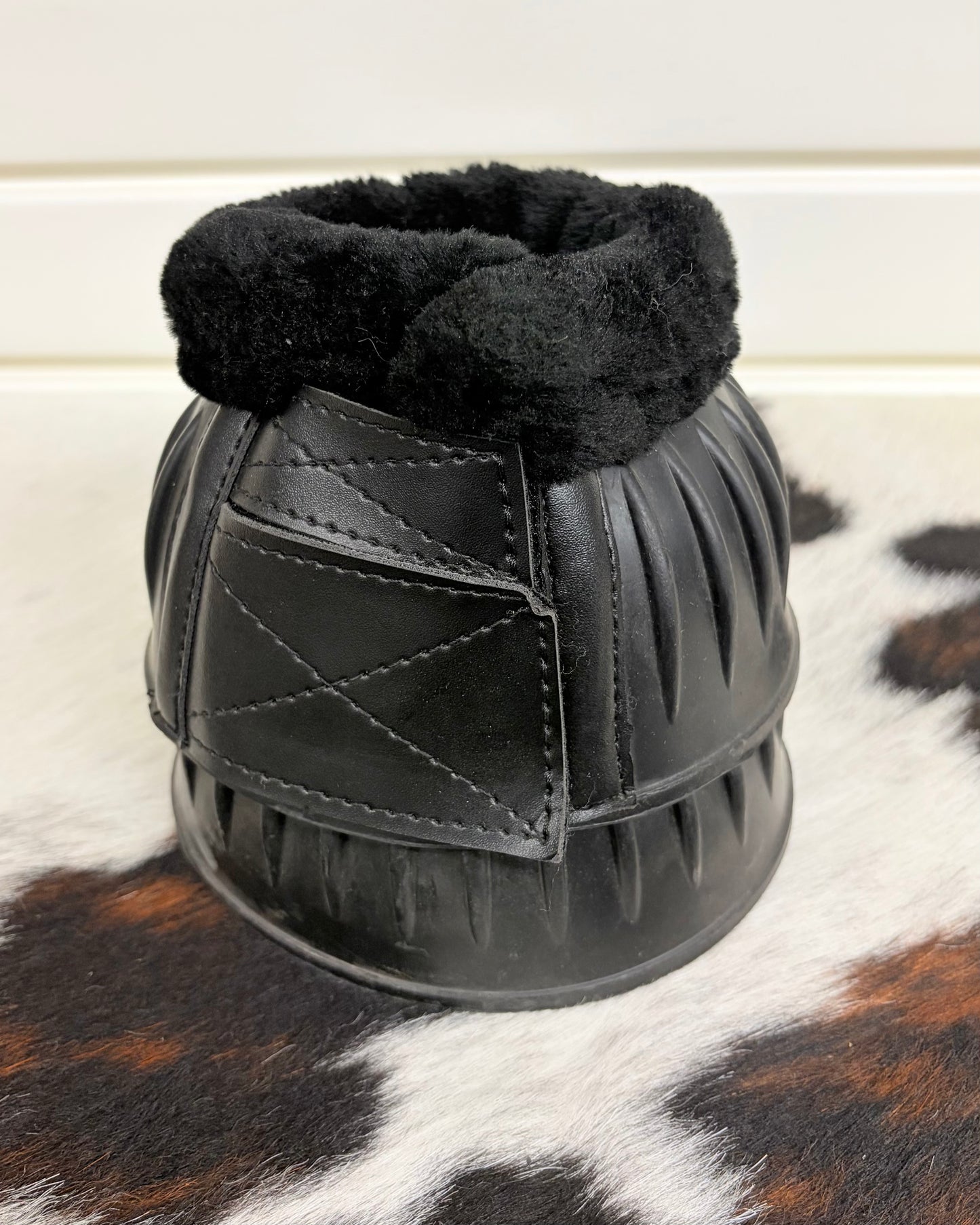 Rubber Bell Boots With Fleece + Velcro