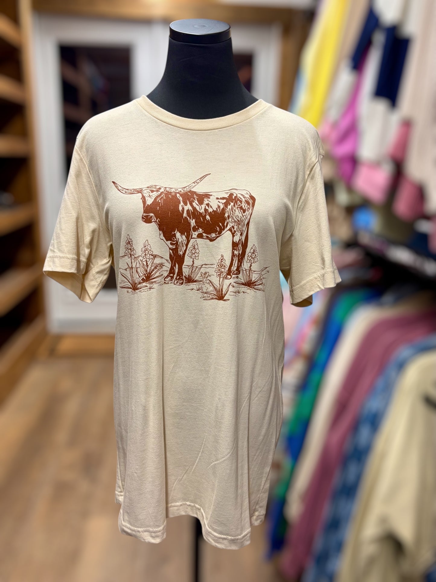 Longhorn + Yucca Graphic Tee