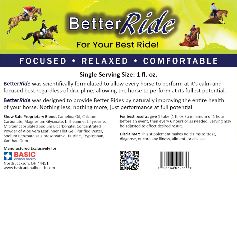 Better Ride Focus + Calming Gel