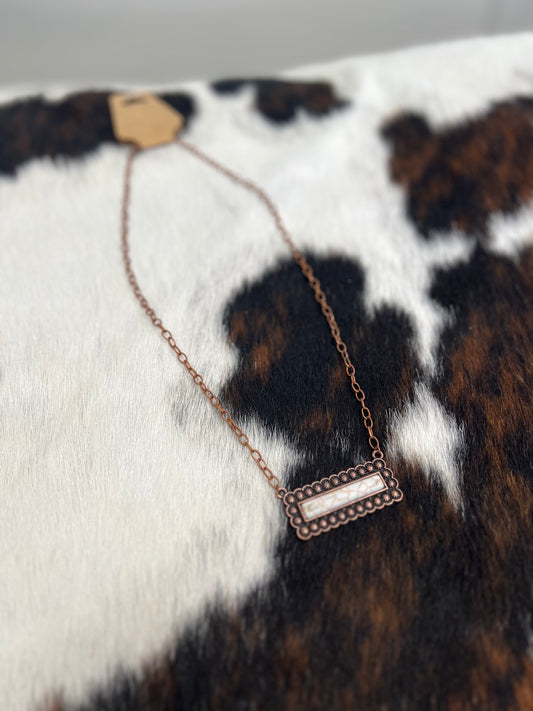 The Wynona Necklace - White
