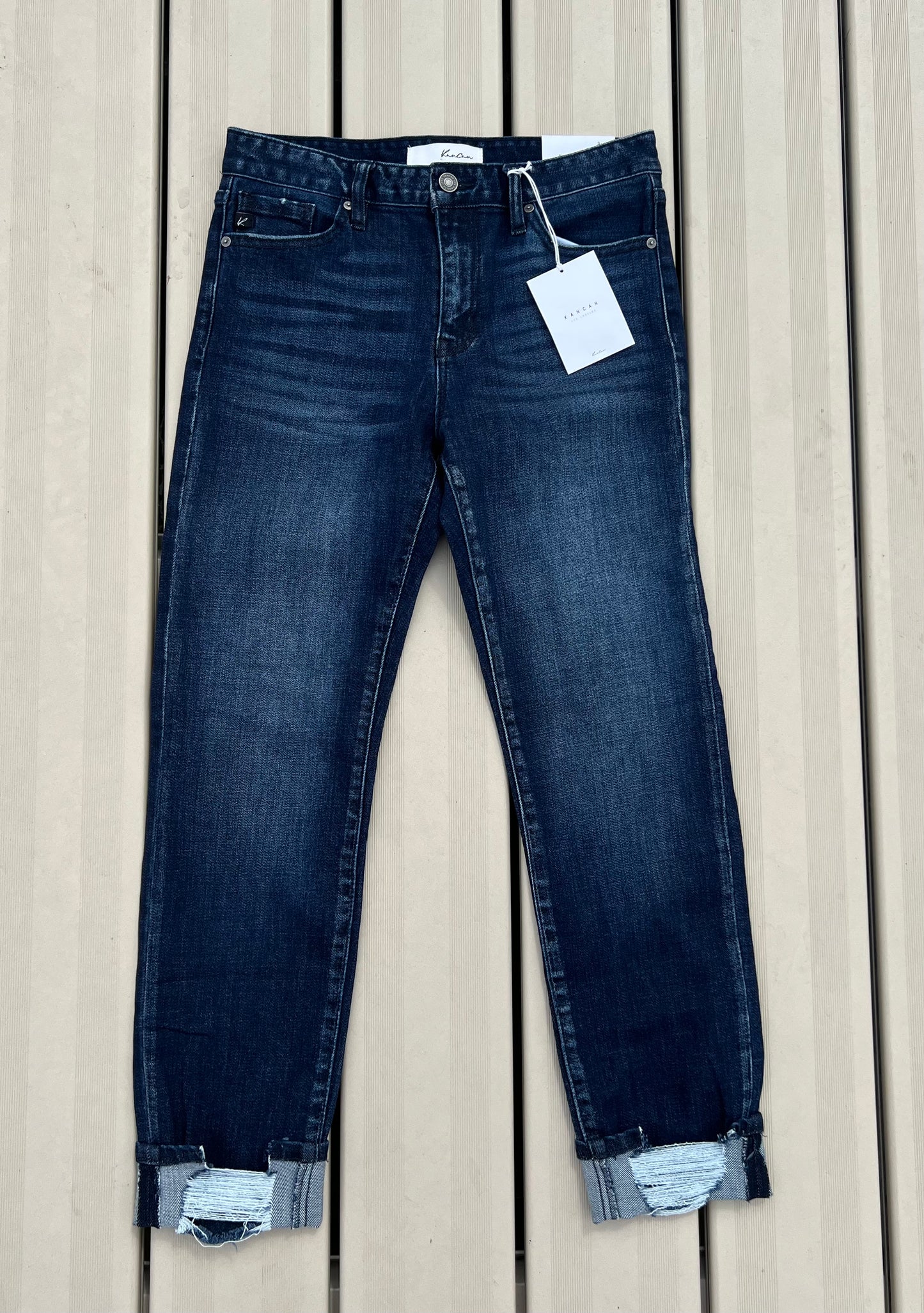 KanCan Cuffed Jeans