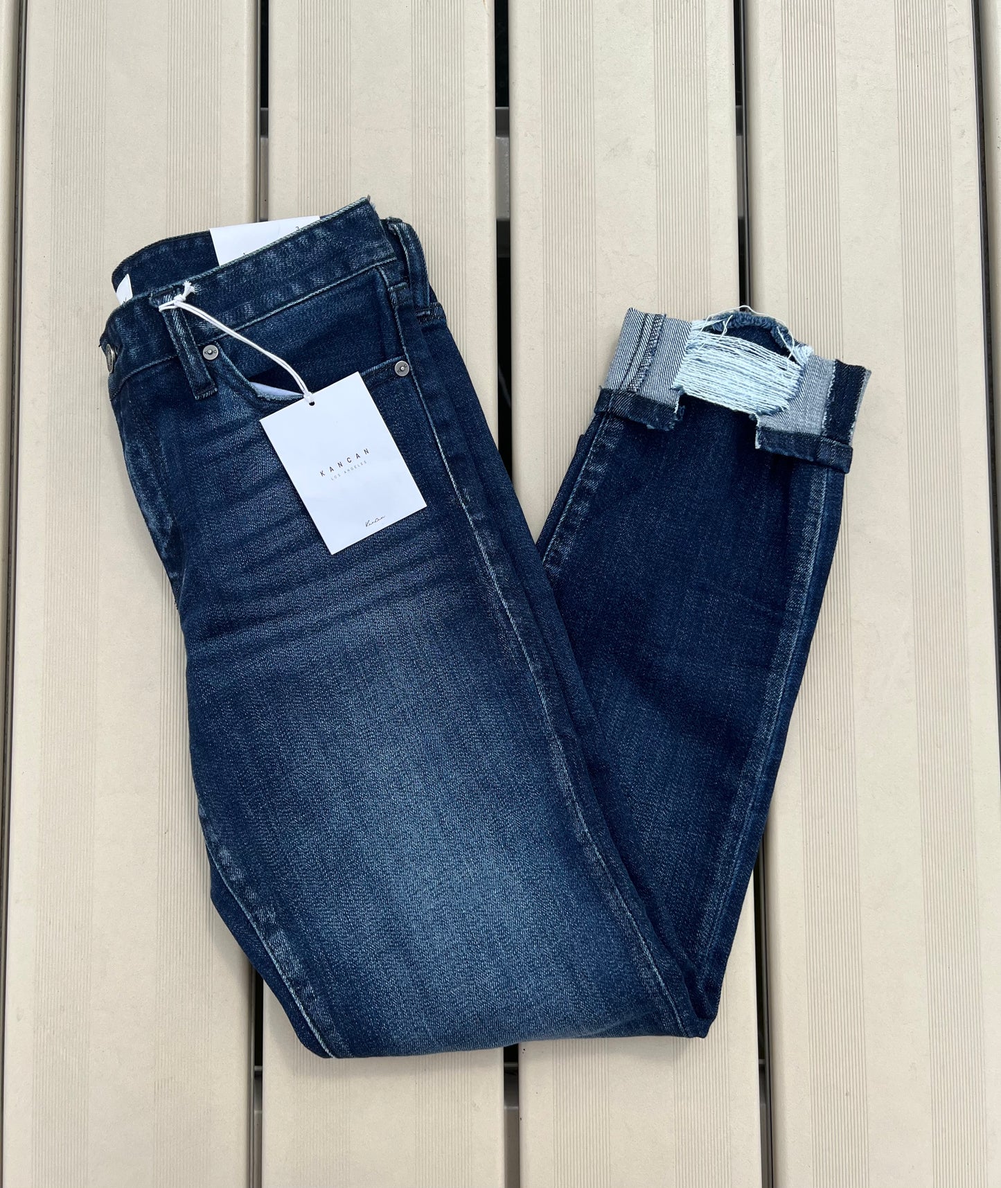KanCan Cuffed Jeans
