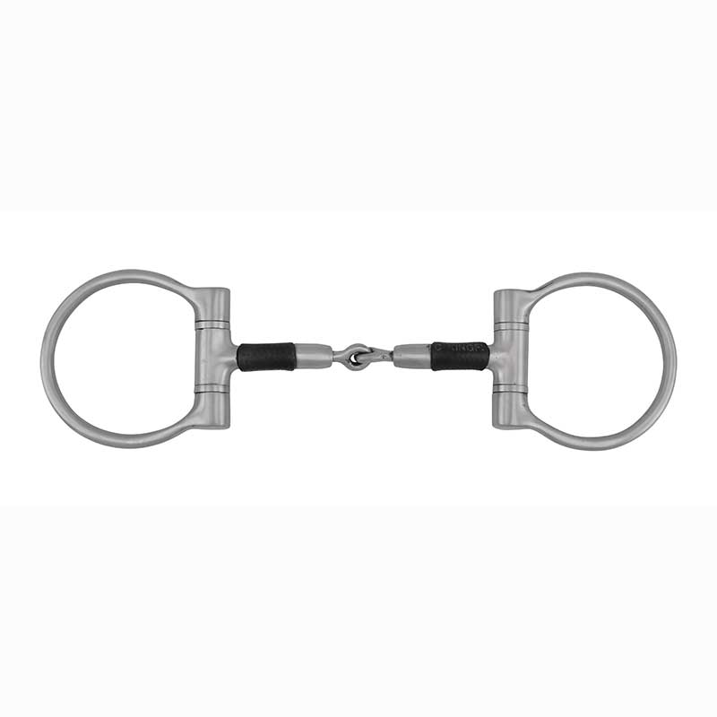 Pinchless Rubber D-Ring Snaffle Bit