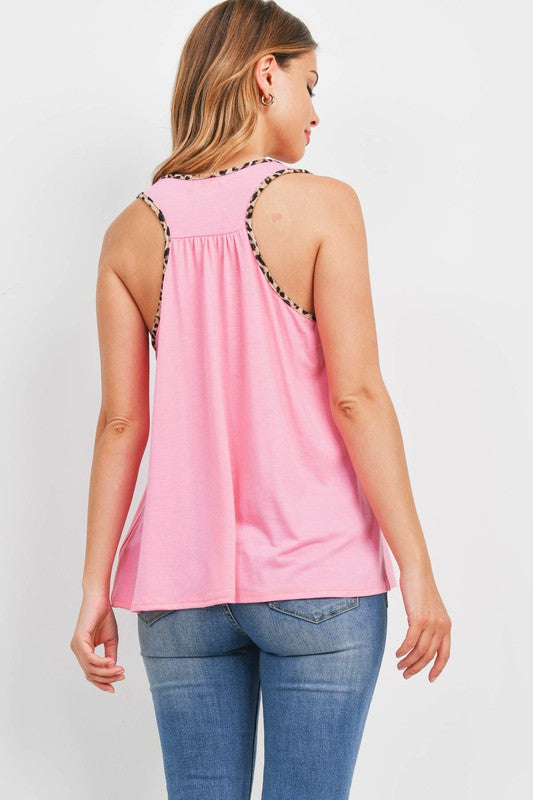 Doll Pink Racerback Tank