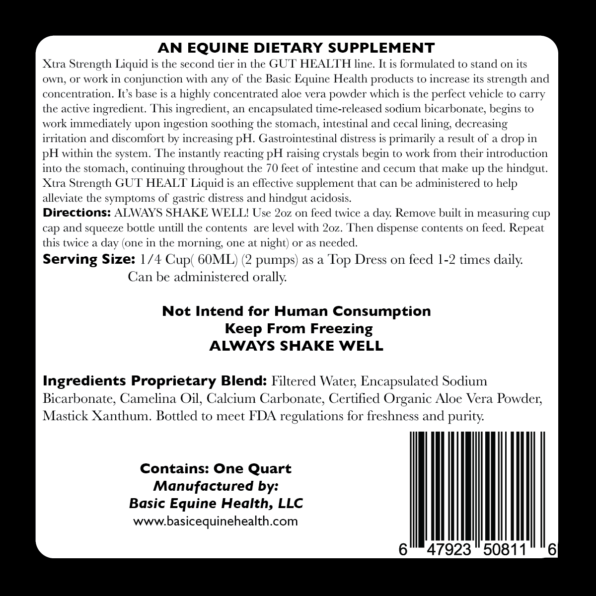 Gut Health Xtra Strength Liquid (Gallon)