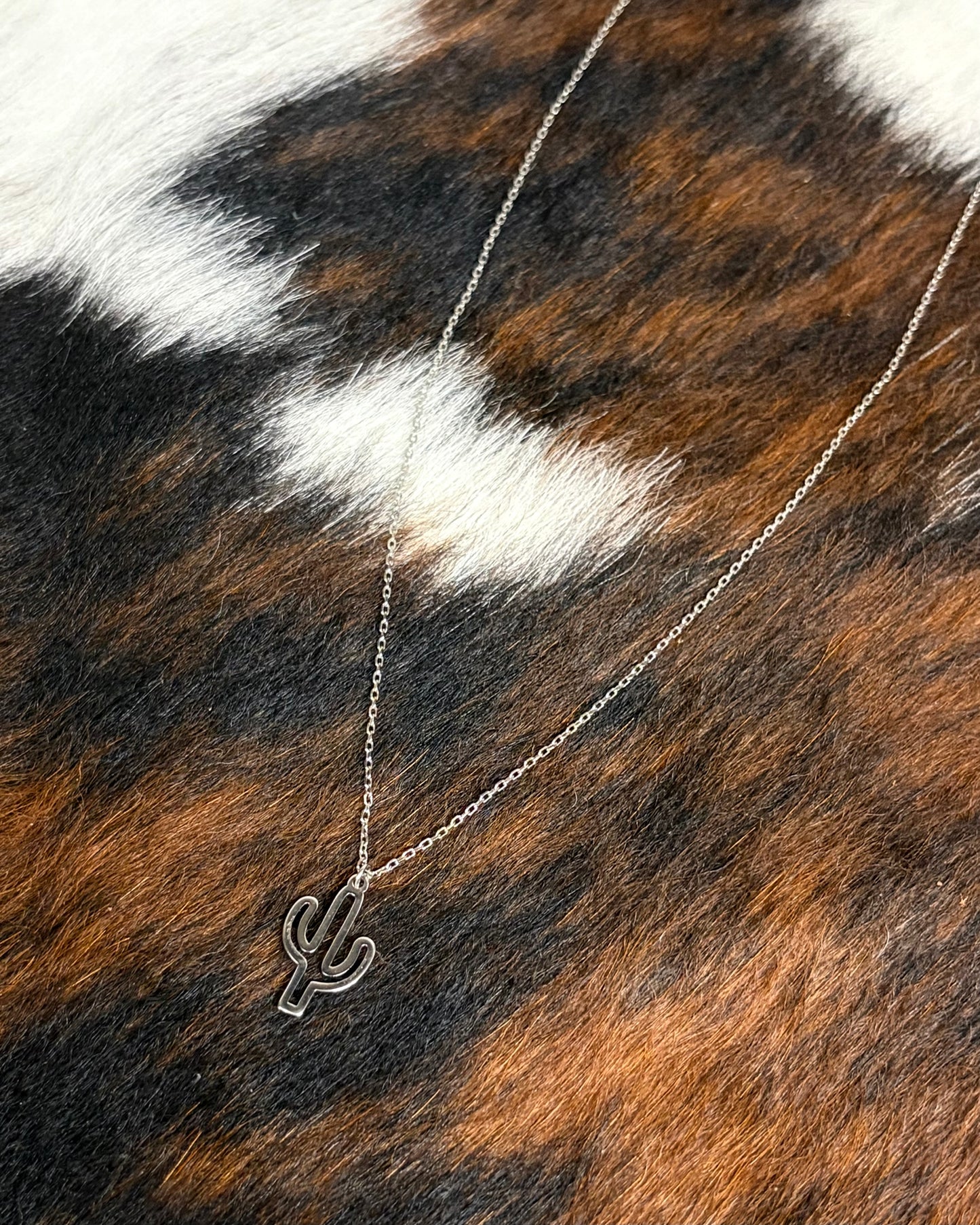 Dainty Cactus Necklace