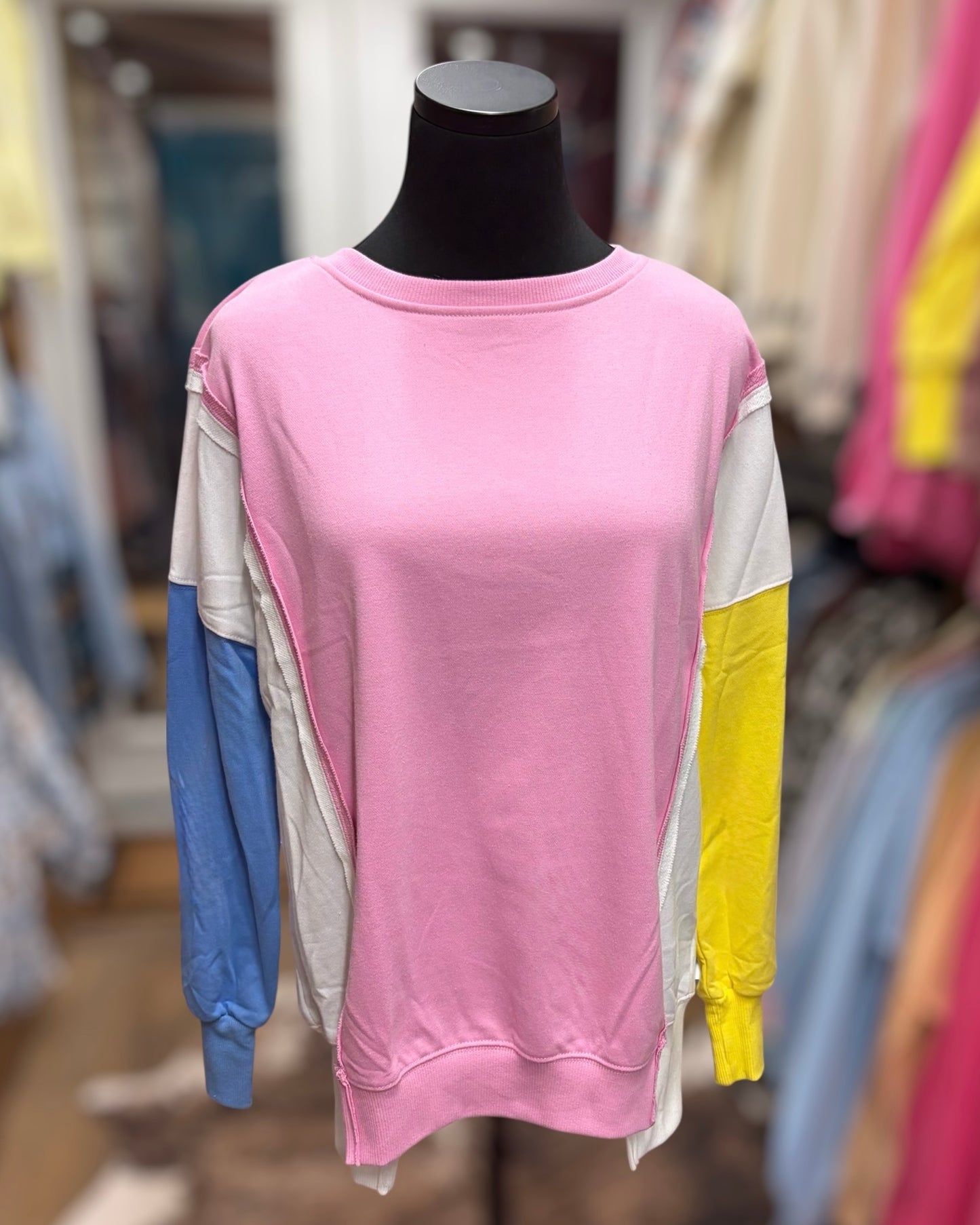 Merci Colorblock Top