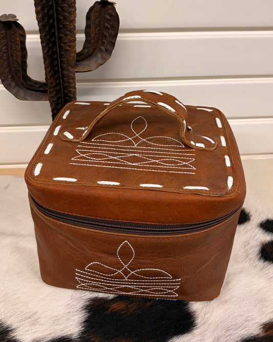 Boot Stitch Makeup Box