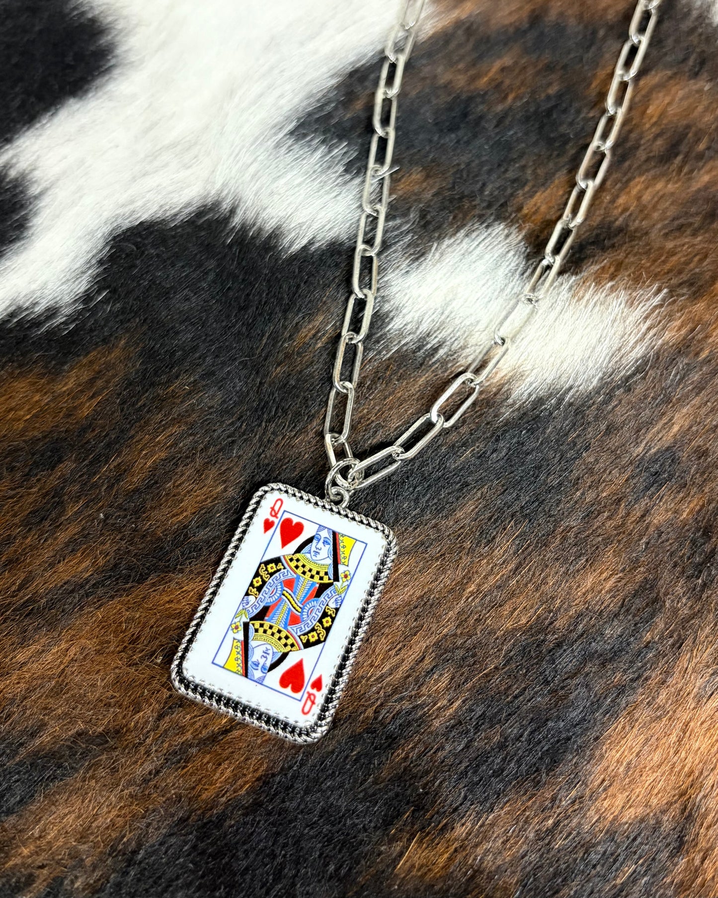 Queen of Cards Necklace