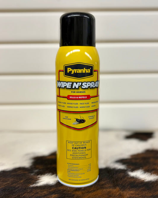 Pyranha Wipe N' Spray BOV Fly Spray