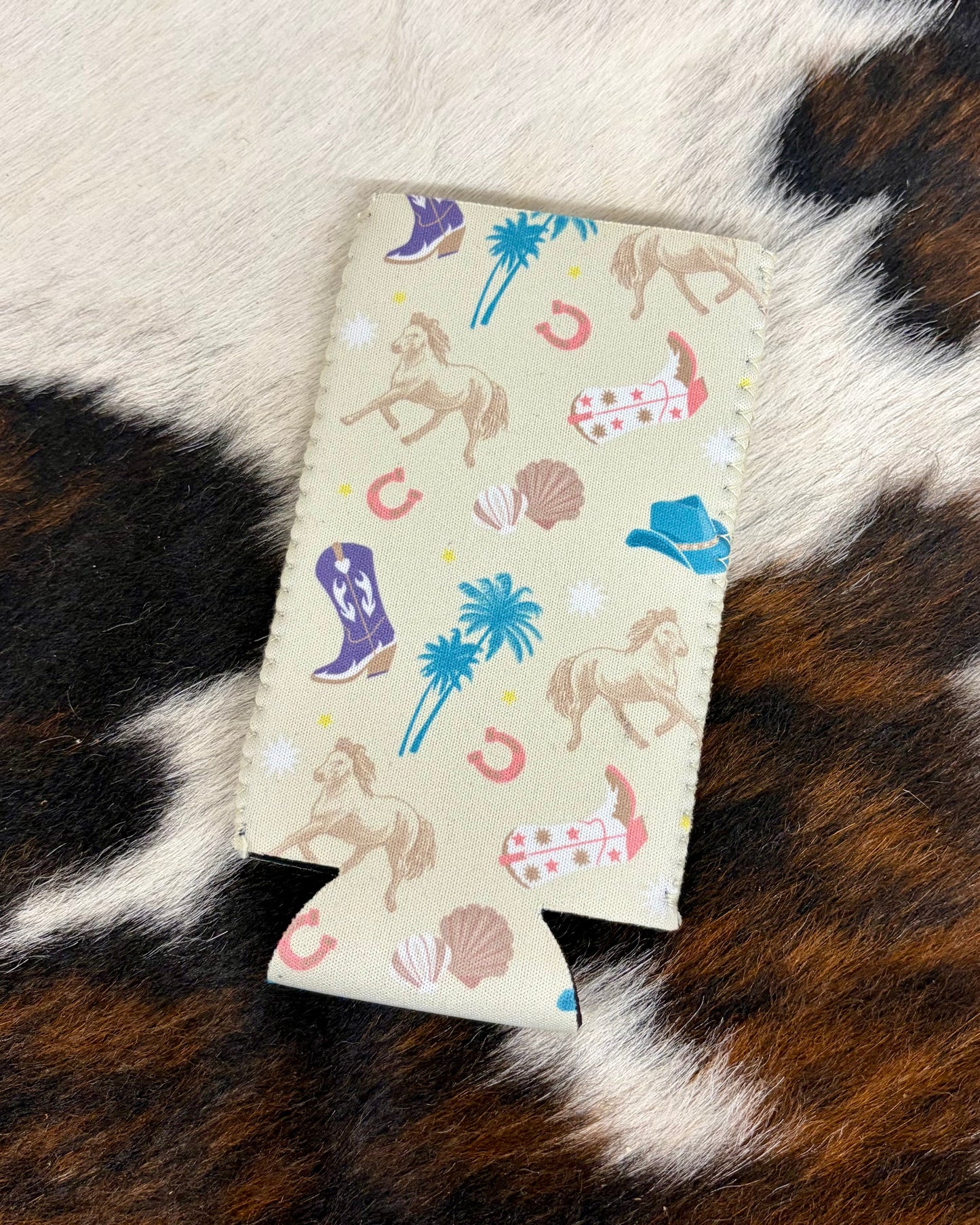 Coastal Cowgirl Tall Koozie