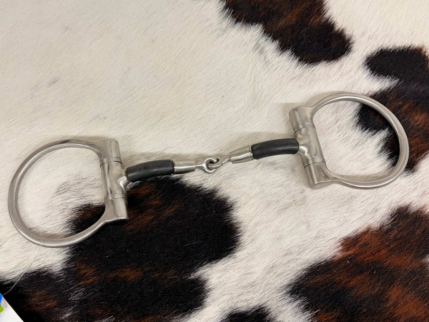 Pinchless Rubber D-Ring Snaffle Bit