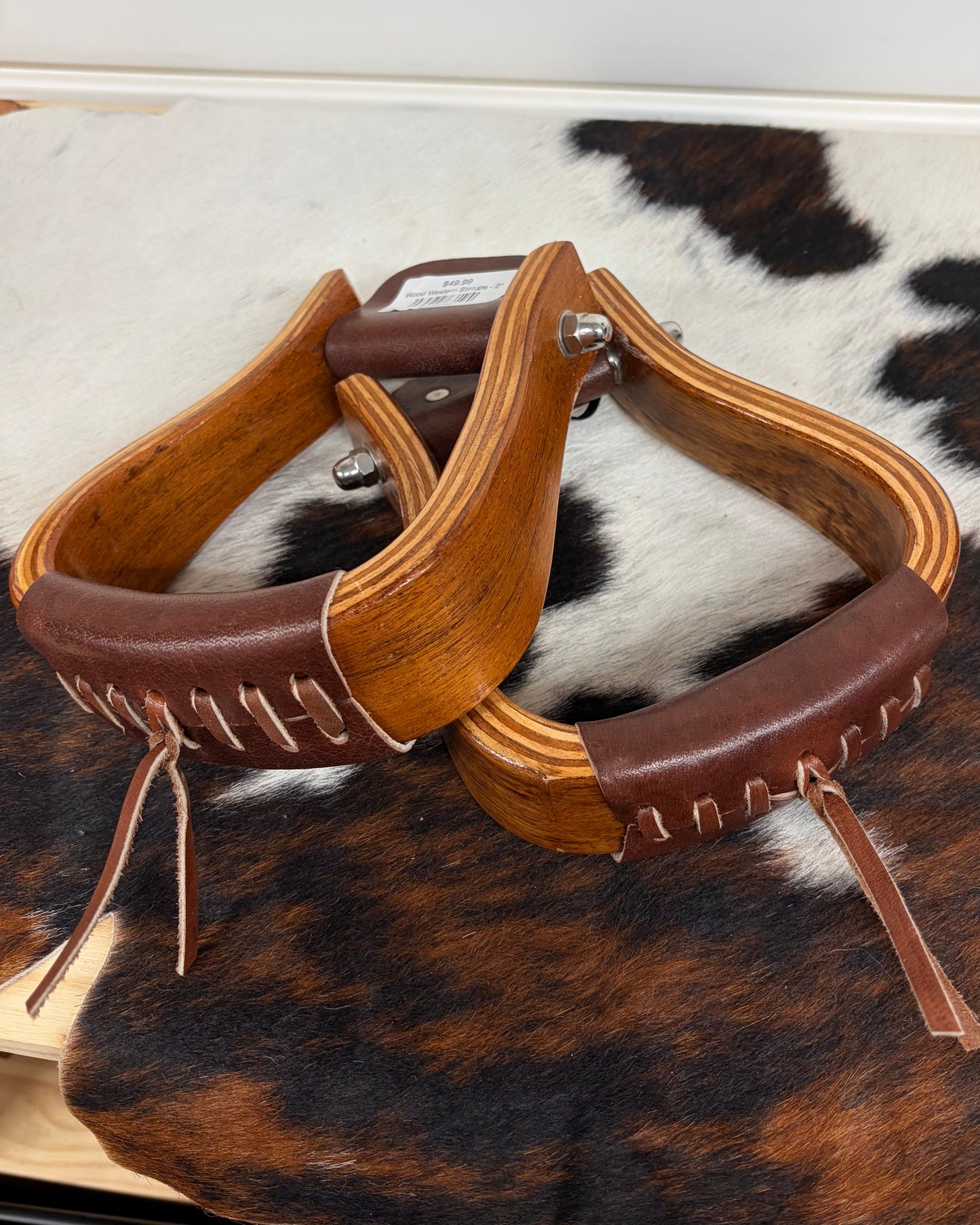 Wood Western Stirrups - 2"