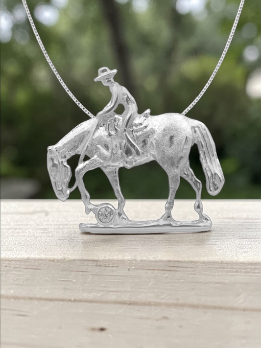 Kelly Herd Trail Horse Necklace