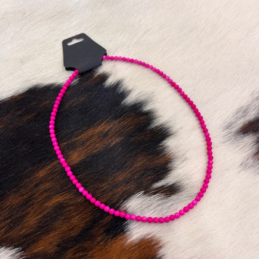The Kolby Choker - Pink