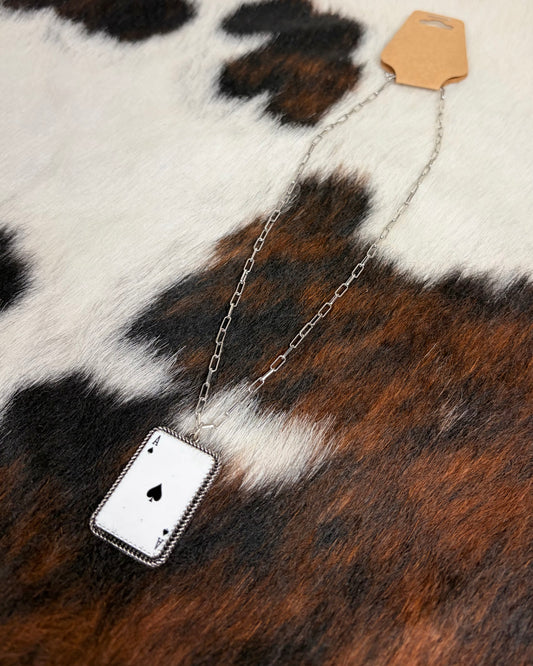 Ace of Spades Necklace