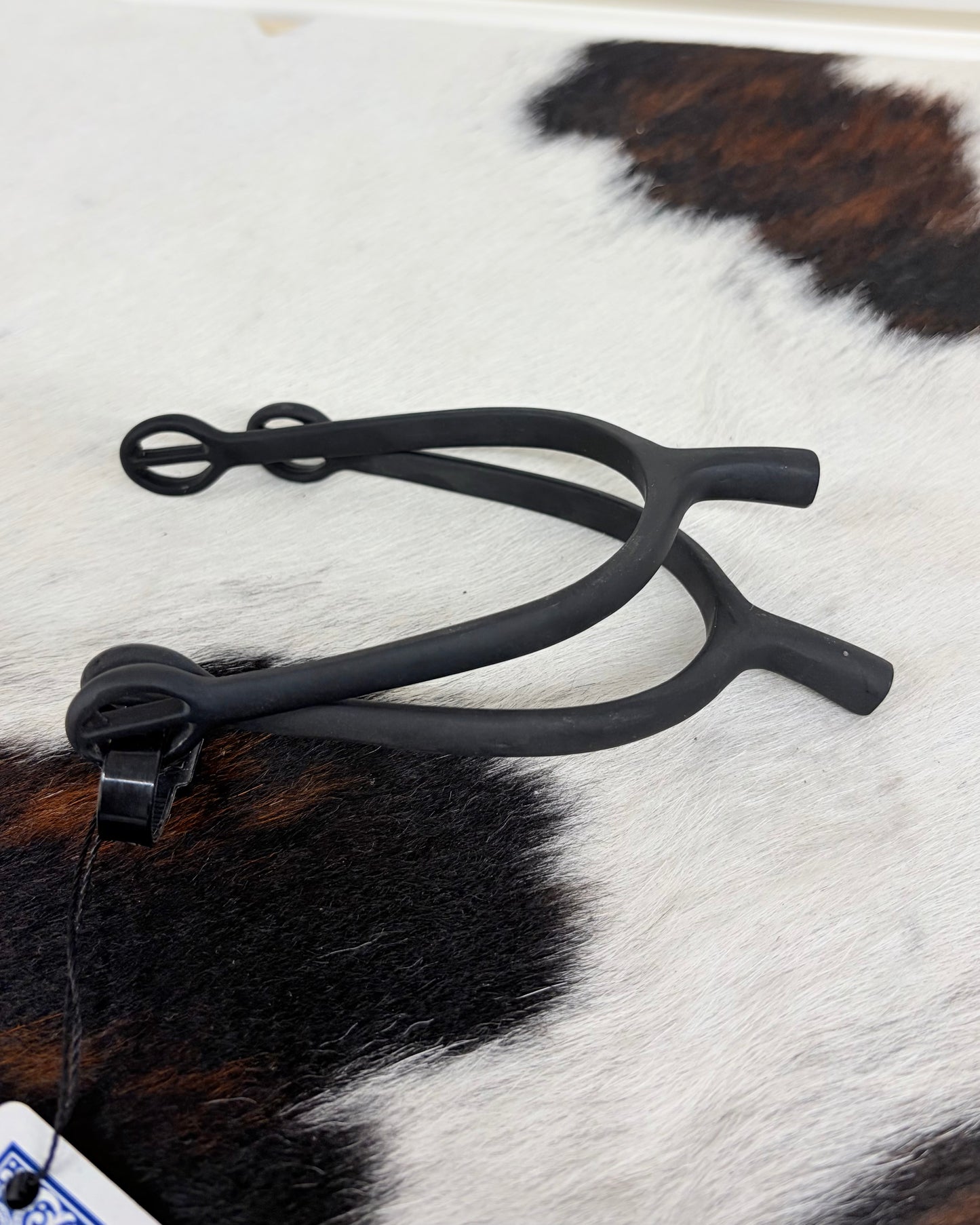 Ladies Black English Spurs - 3/4"