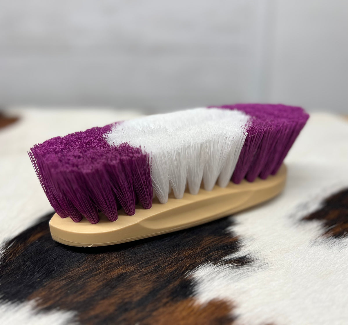 Purple & White Ball Brush
