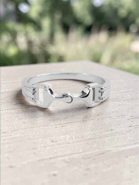Kelly Herd 6mm Bit Ring - Sterling Silver