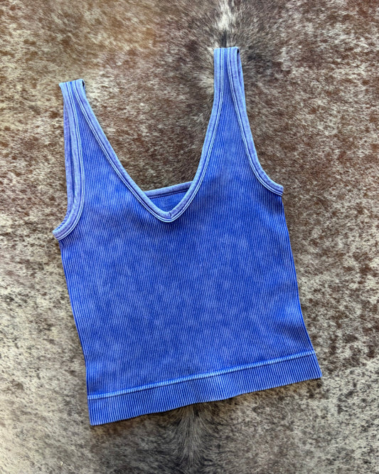 The Jayden Tank - Ocean Blue