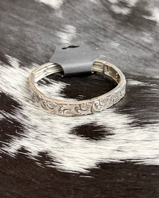 Tooled Stretch Bracelet
