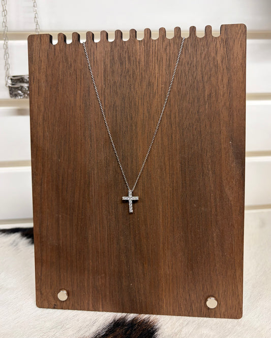 Crystal Cross Necklace