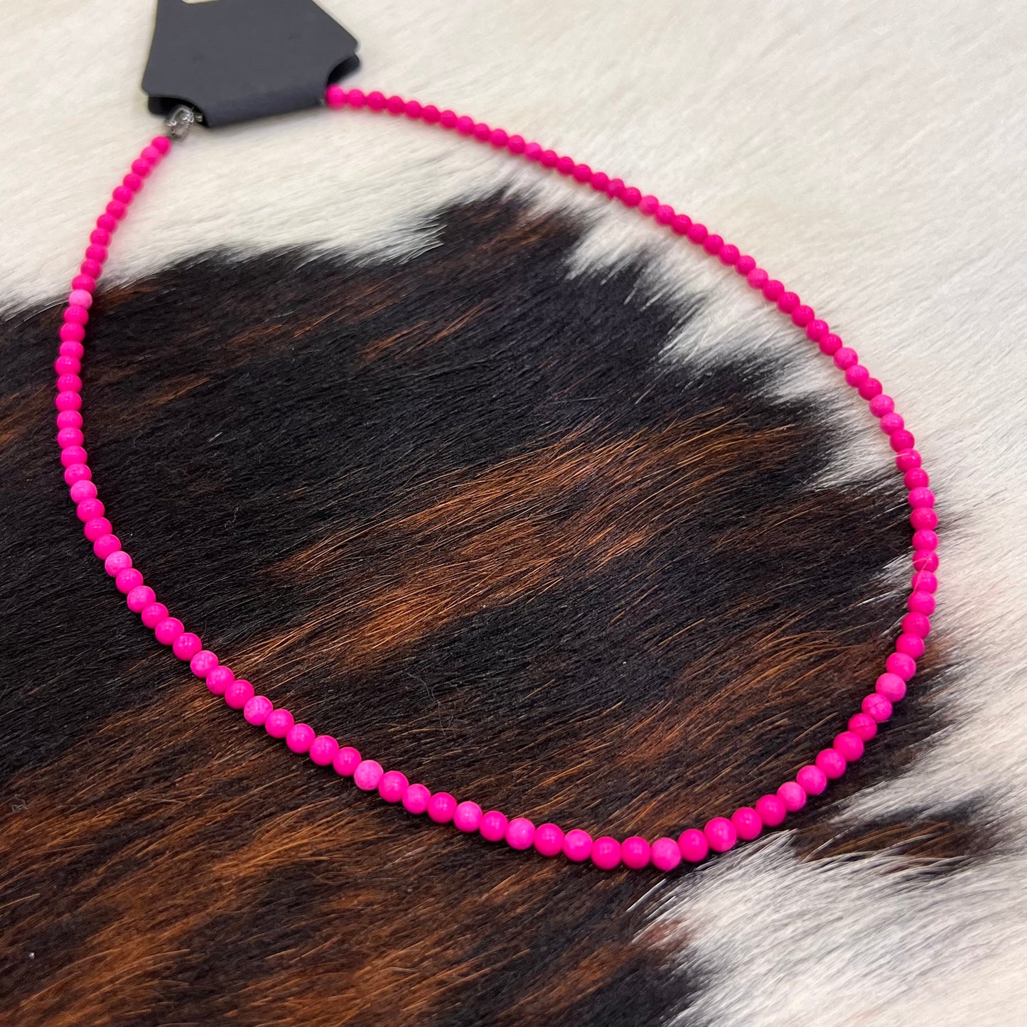 Light Pink Beaded Choker