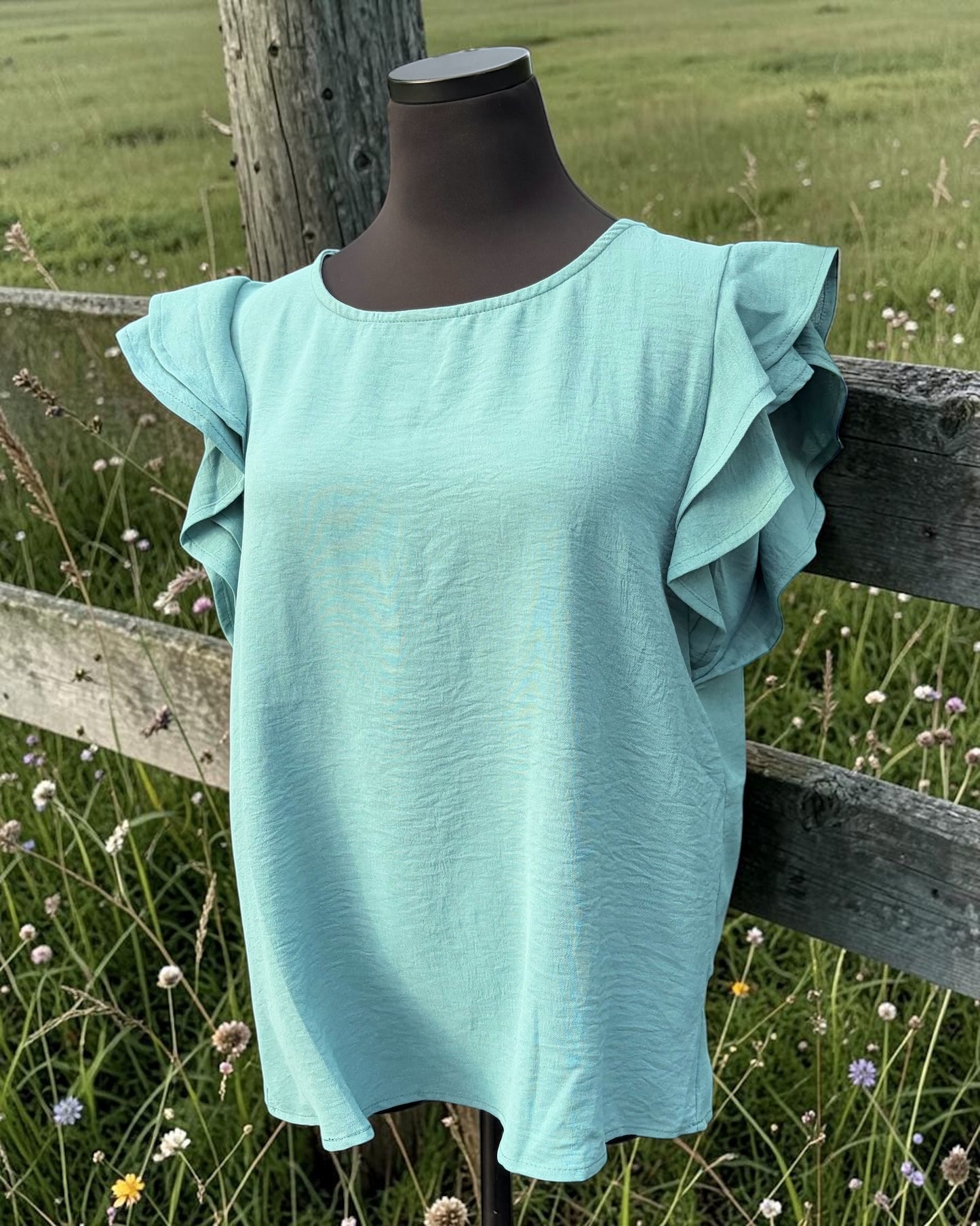 Summer Seafoam Top