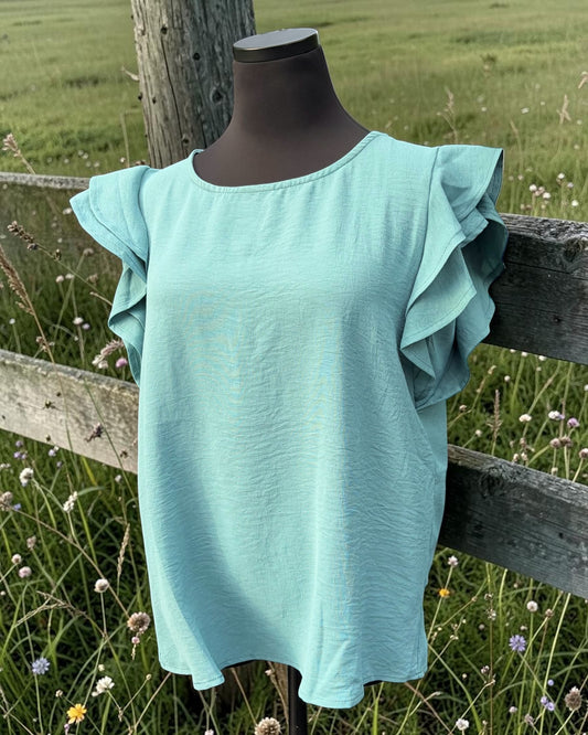 Summer Seafoam Top