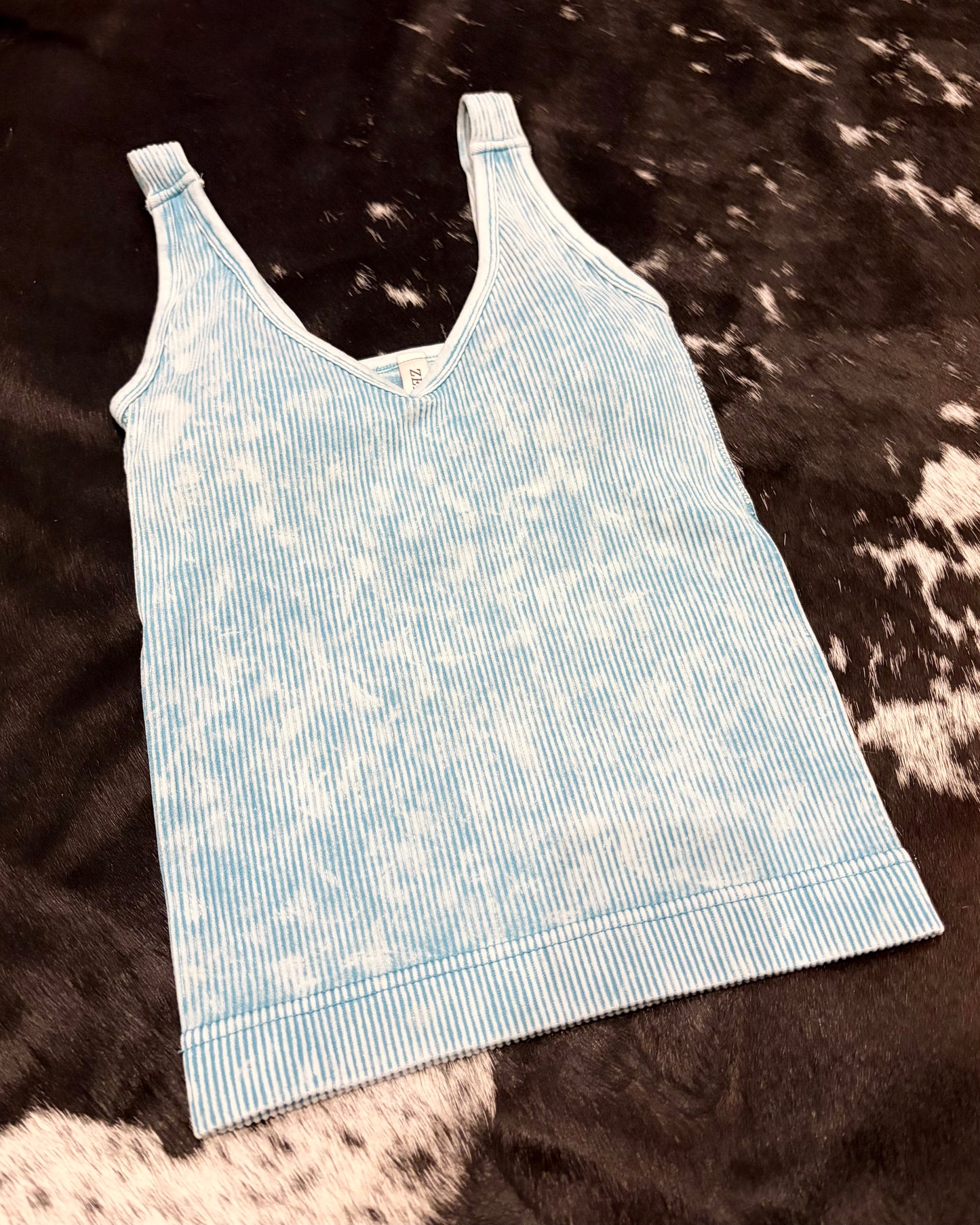 The Lily Tank - Ice Blue