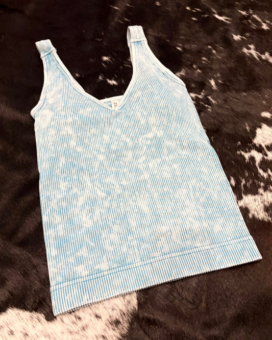 The Lily Tank - Ice Blue