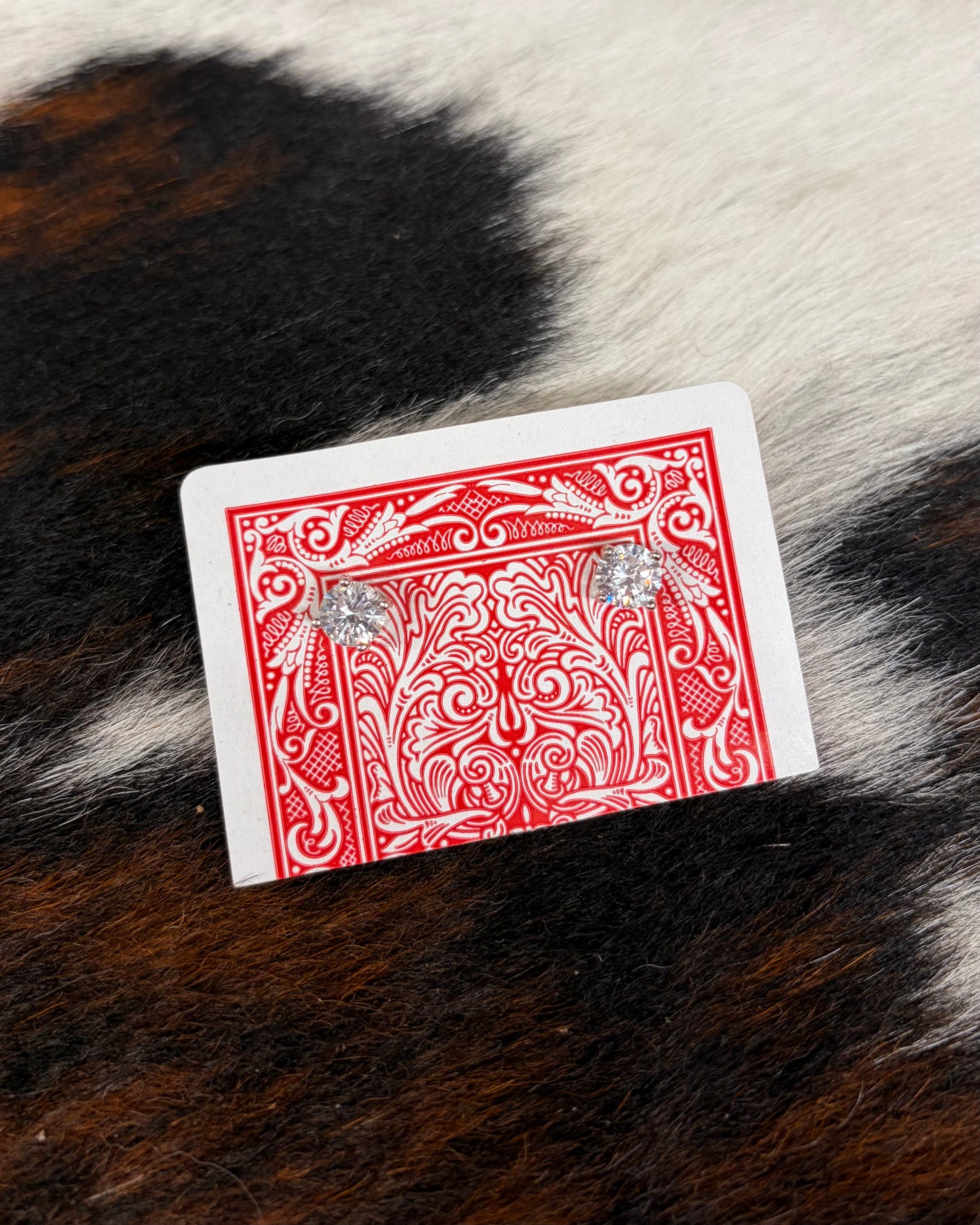 Crystal Stud Earring - 7mm