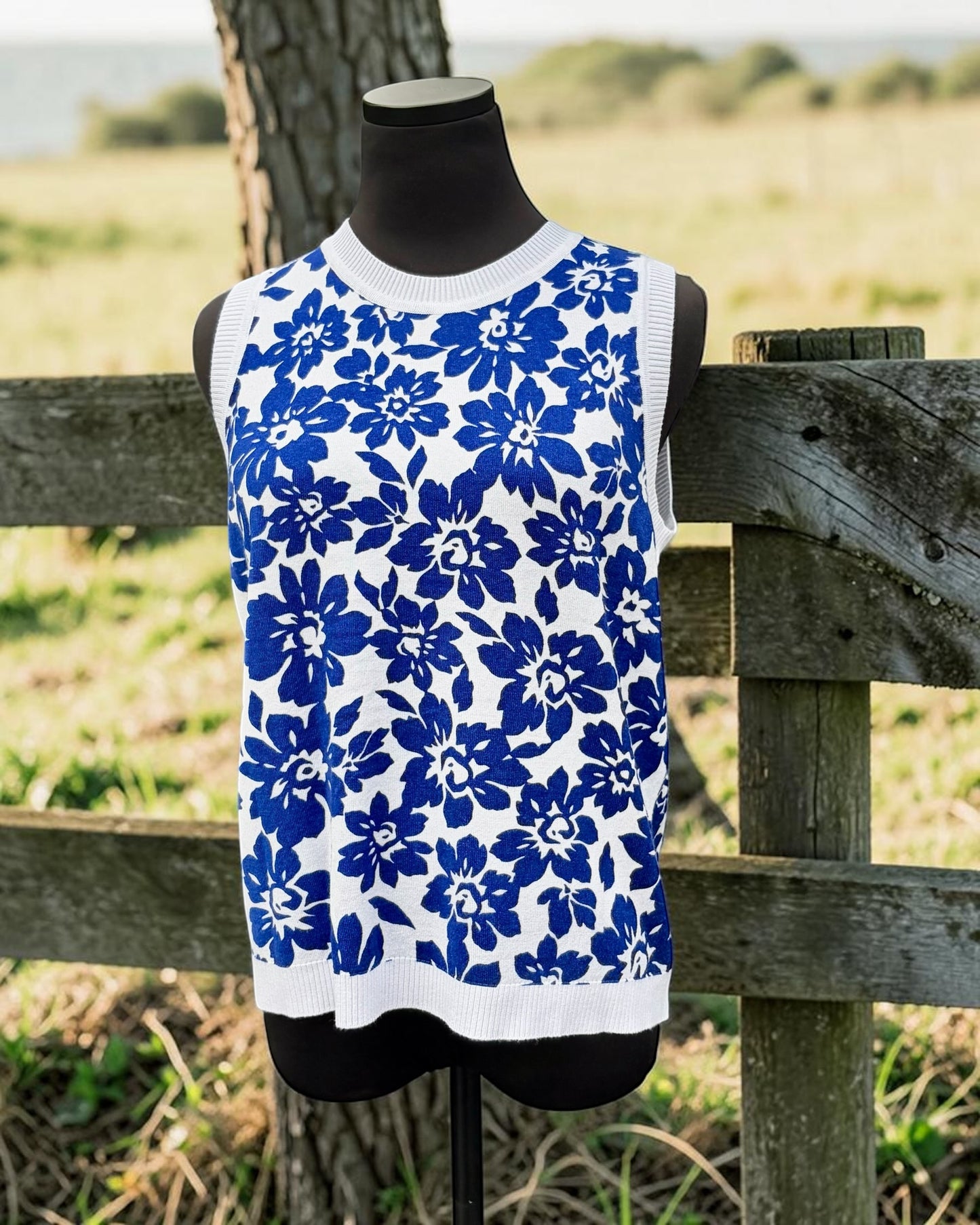 Floral Sweater Top