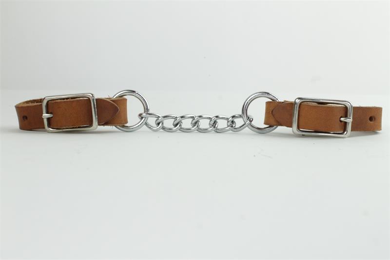 Leather Curb Chain