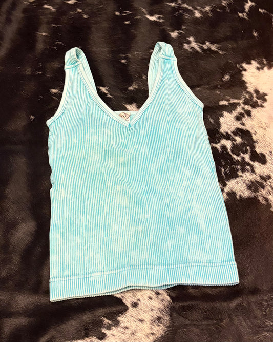 The Lily Tank - Mint Sky