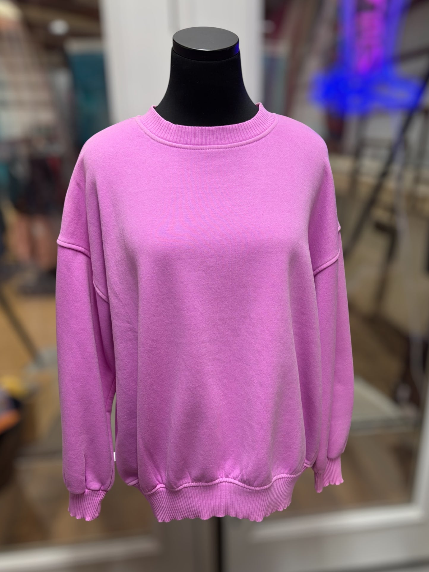 The Shania Crewneck - Mauve