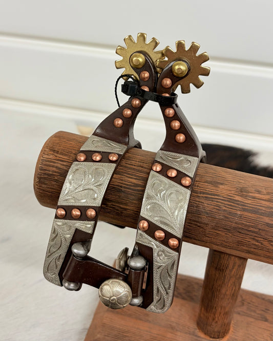 Youth Copper + Silver Spurs