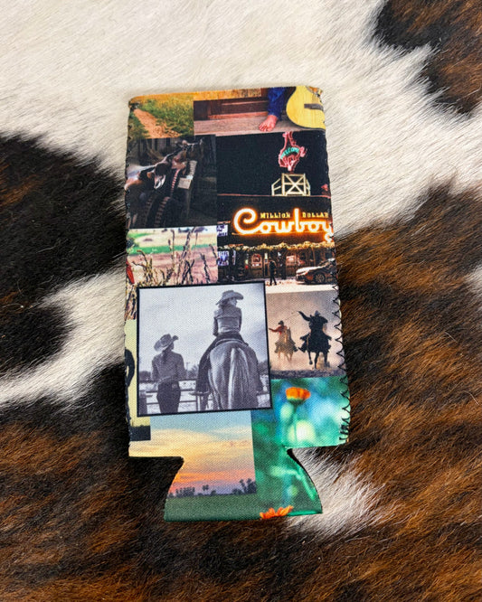 Million Dollar Cowboy Tall Koozie
